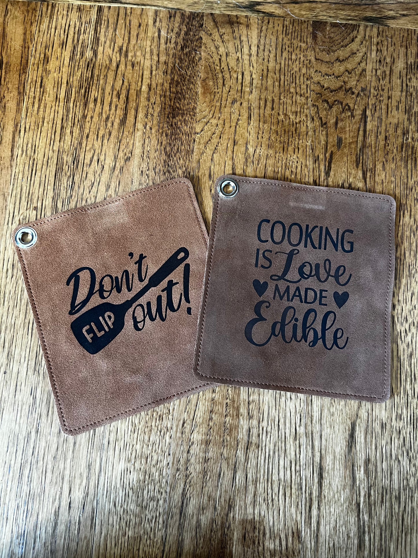 Suede Pot Holder