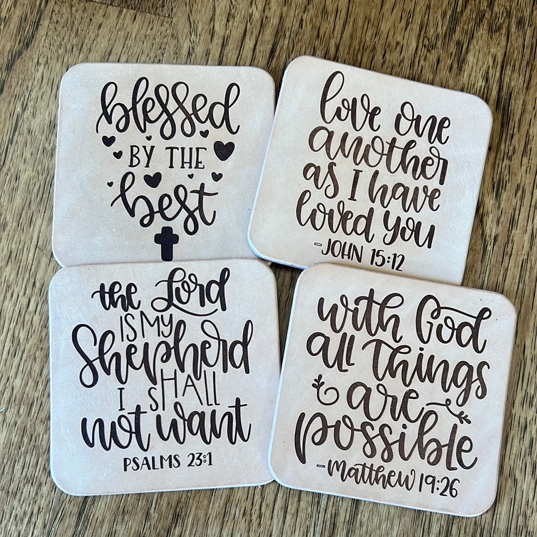 Leather Coasters