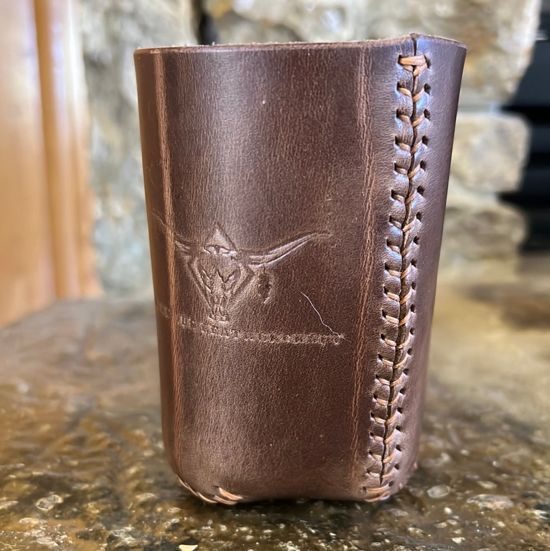 Leather Baseball Koozie