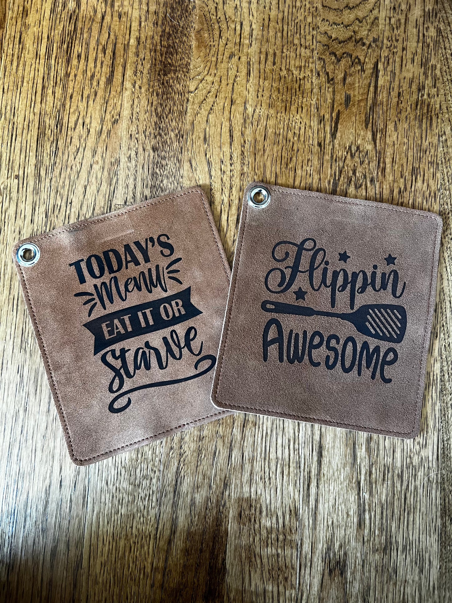 Suede Pot Holder