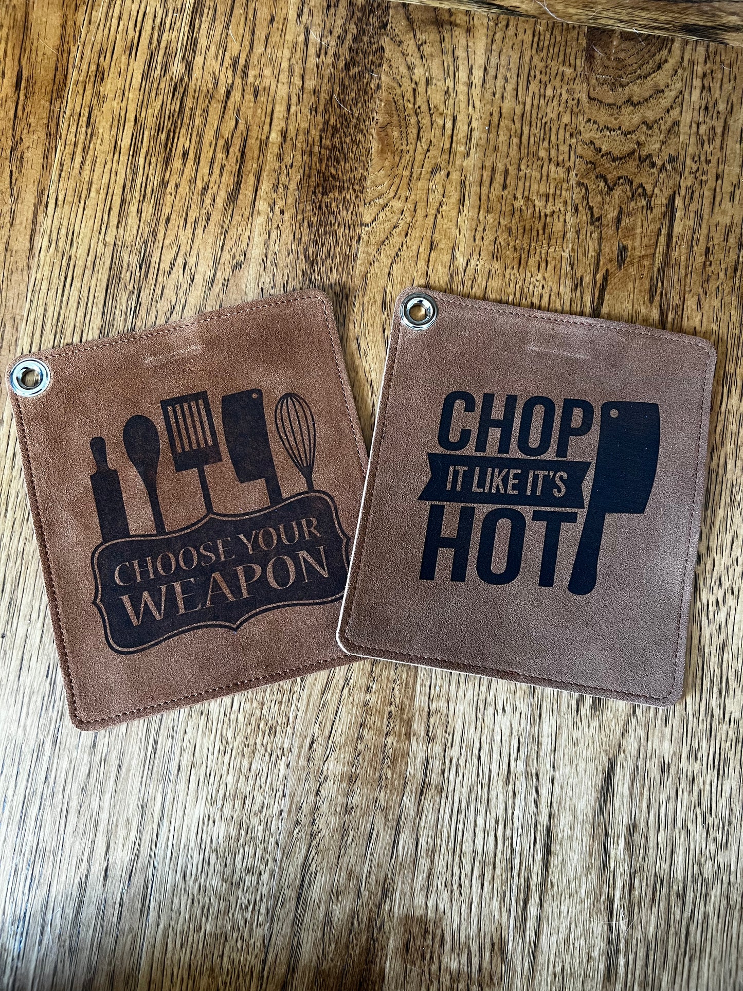 Suede Pot Holder