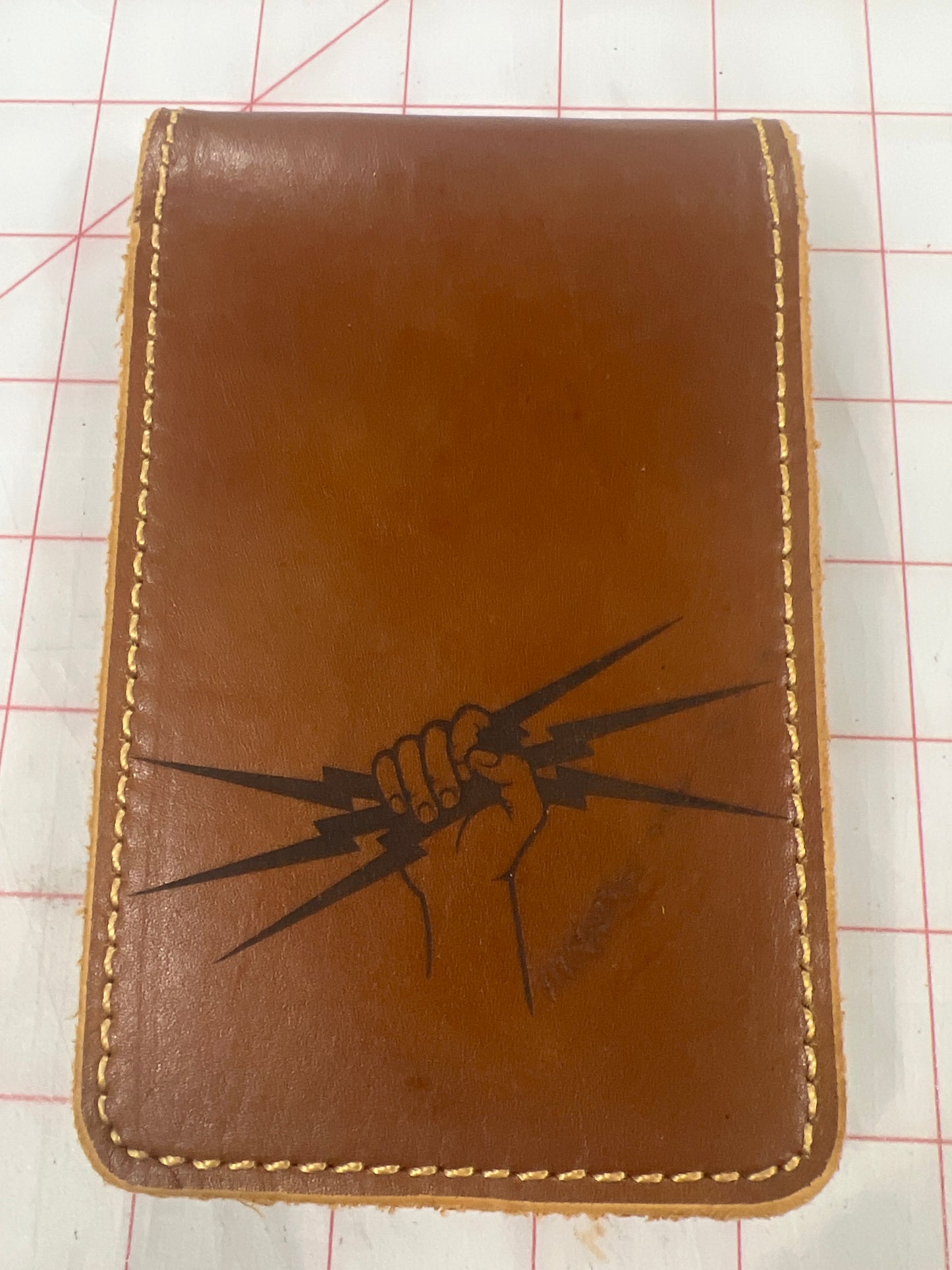 Electricians Leather Notepad Cover