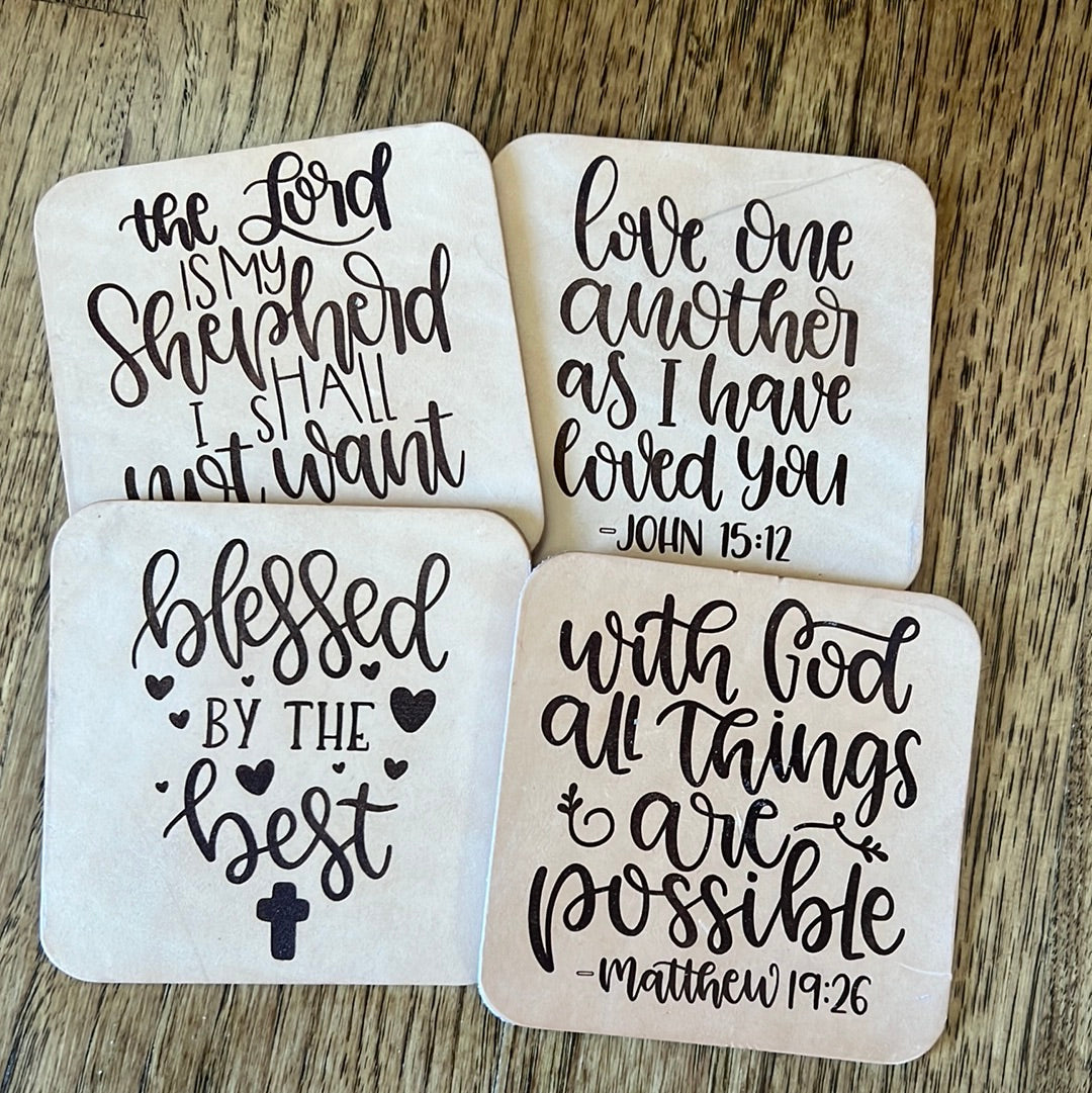 Leather Coasters
