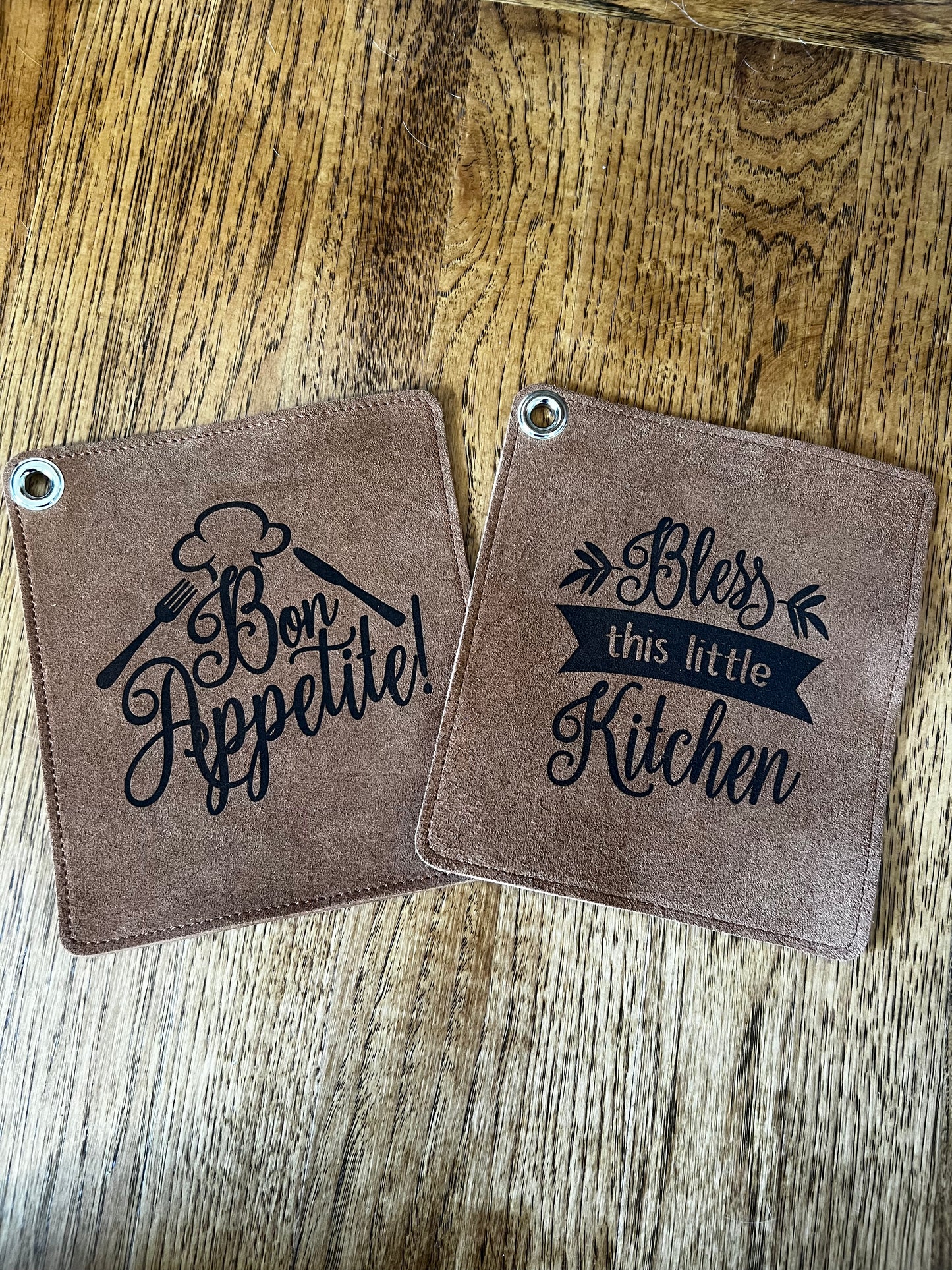 Suede Pot Holder