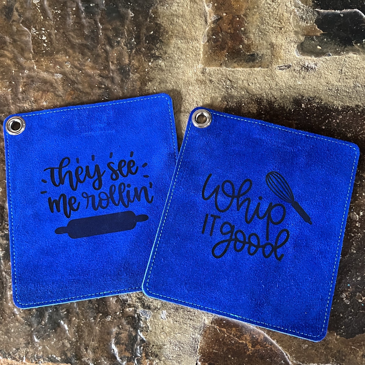 Suede Pot Holder