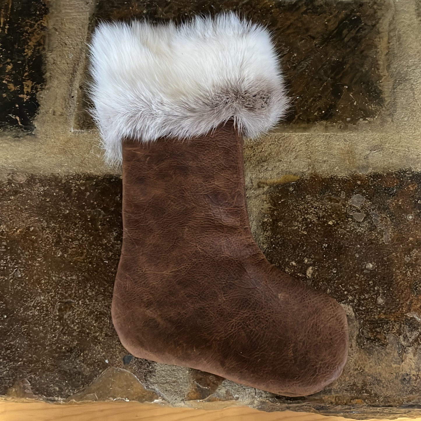 Leather Christmas Stockings