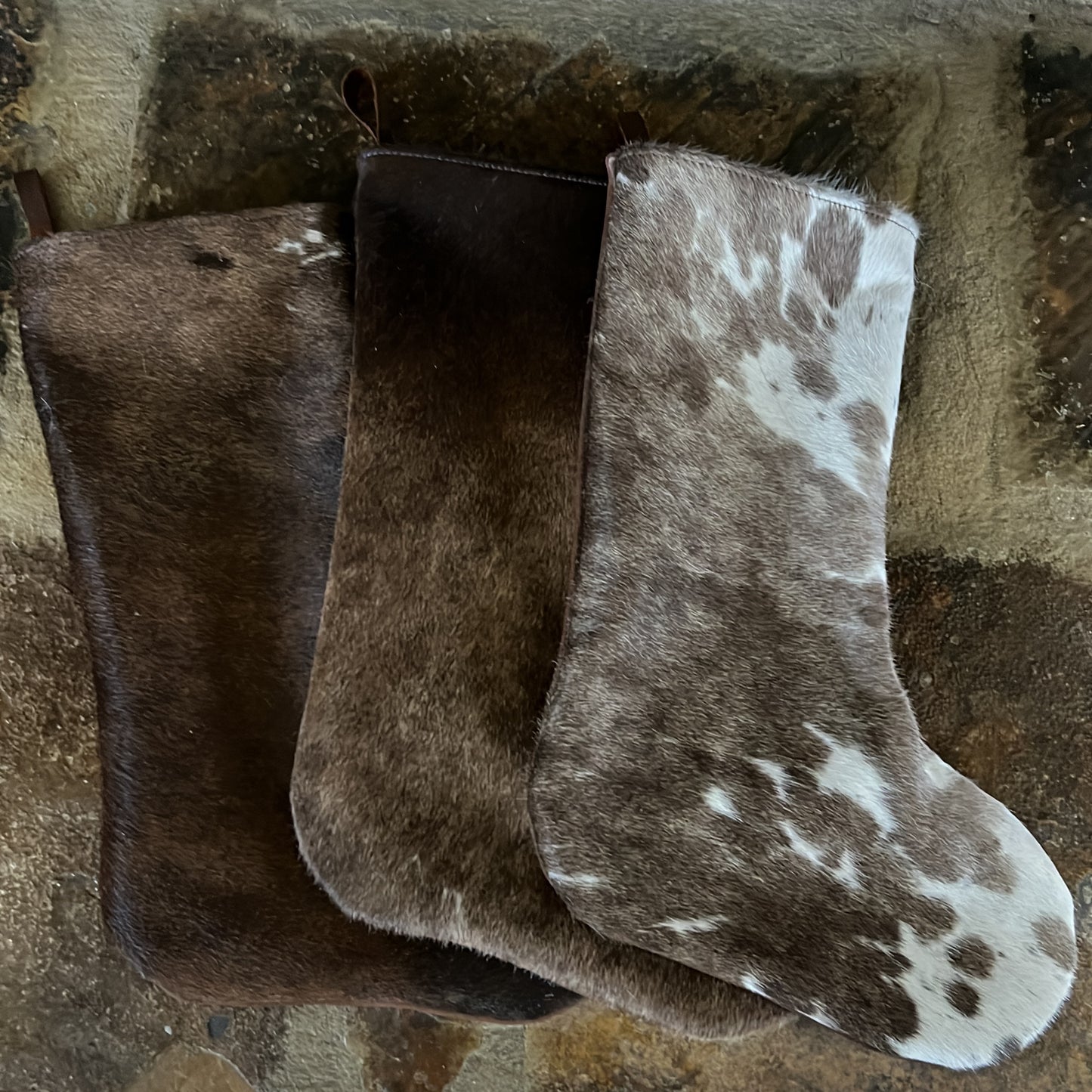 Leather Christmas Stockings
