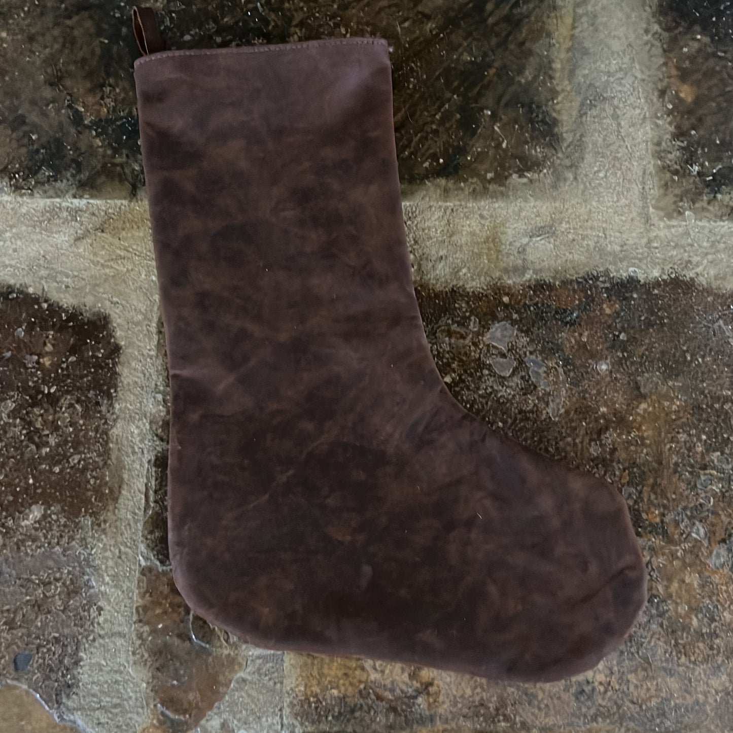 Leather Christmas Stockings