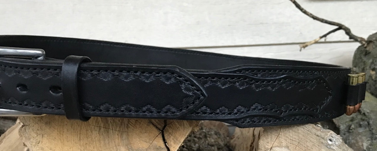 Custom Leather Gun Belt