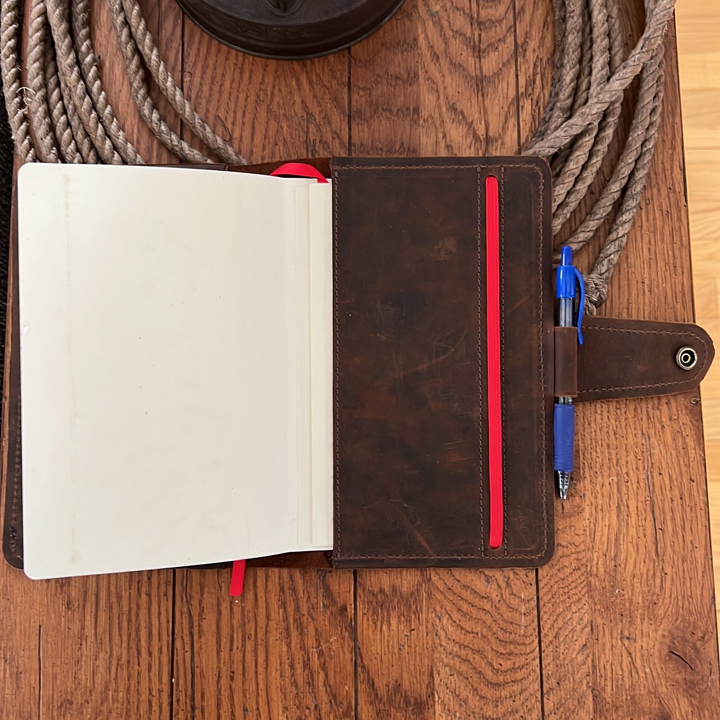 Leather Moleskin notebook cover