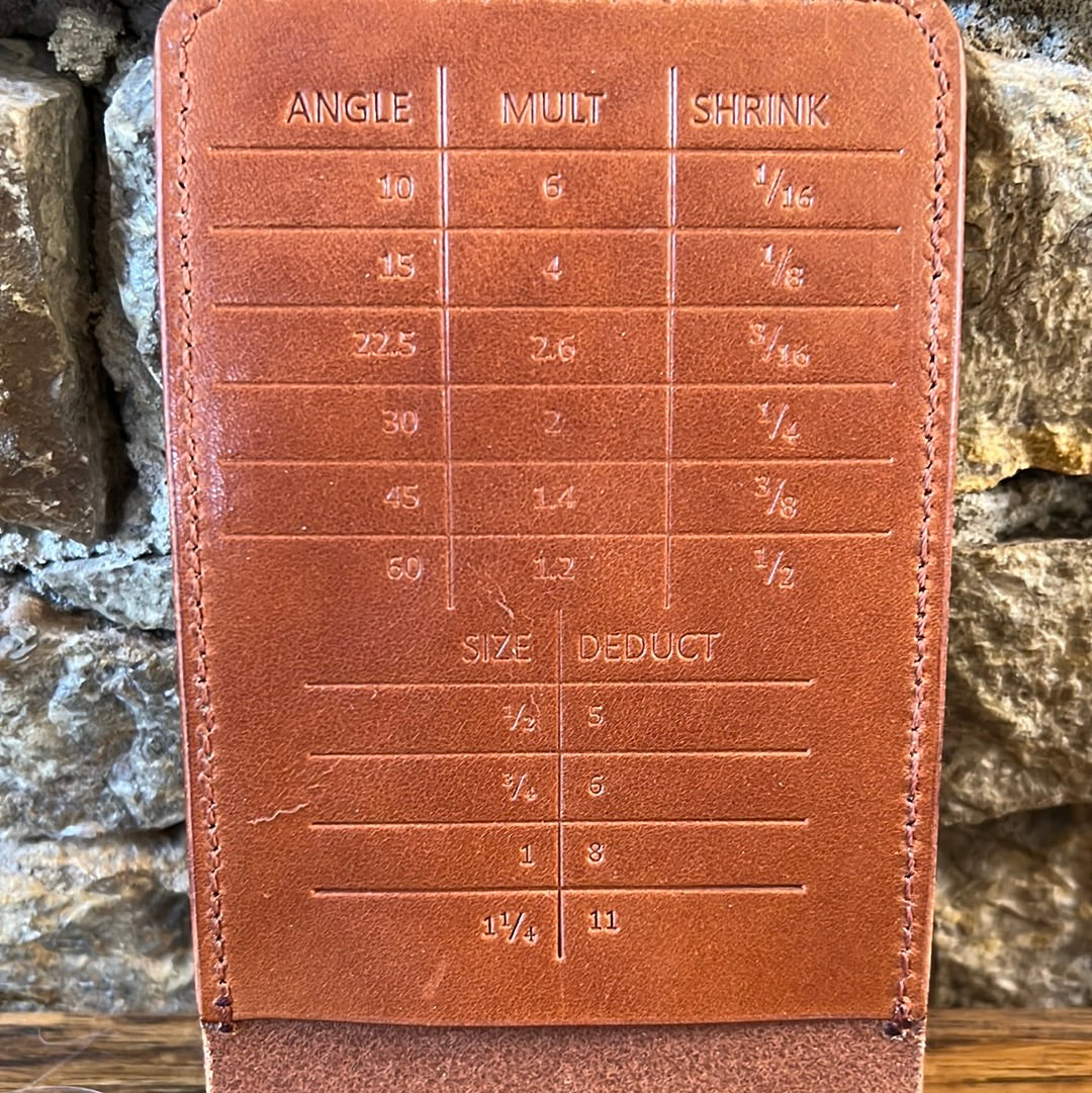 Electricians Leather Notepad Cover
