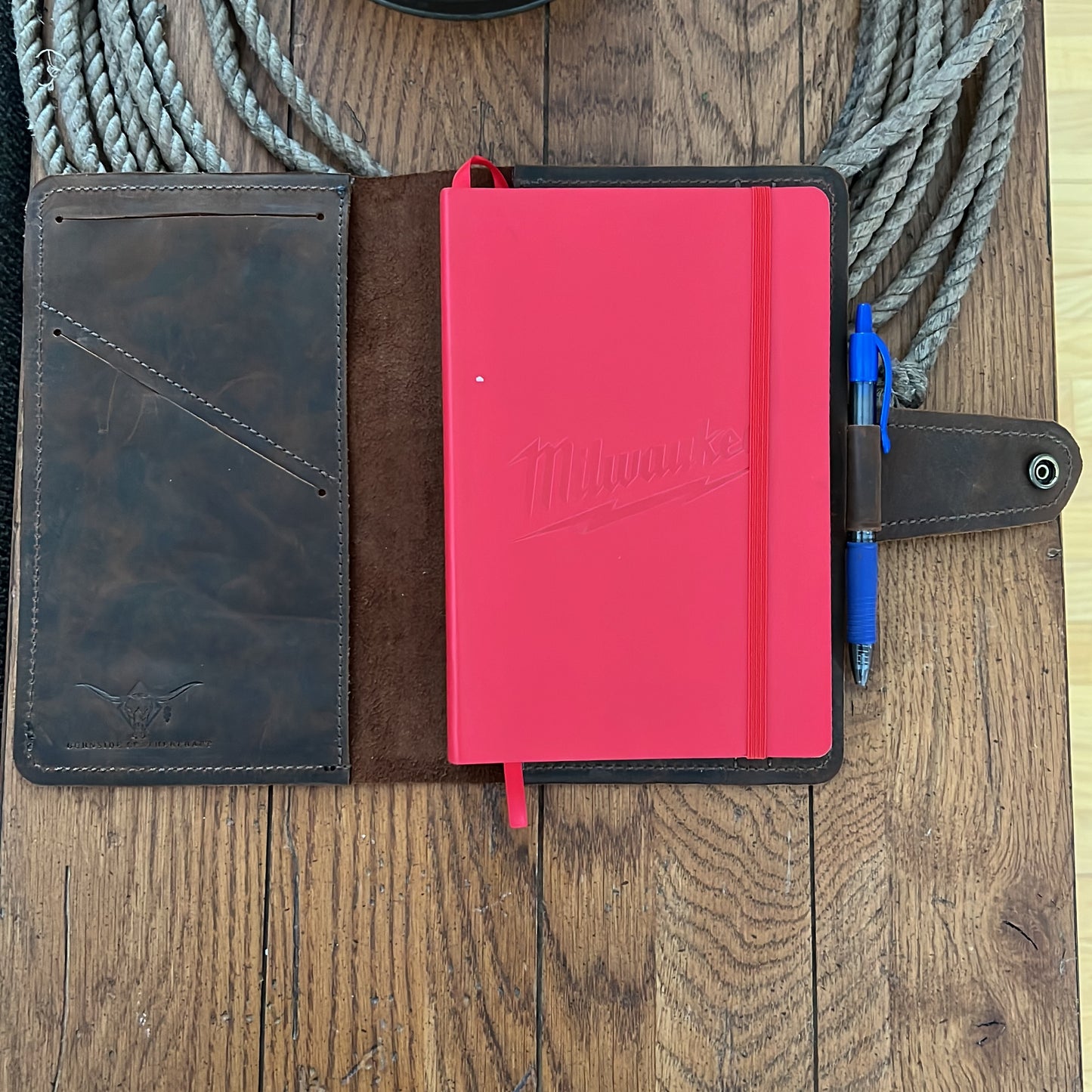Leather Moleskin notebook cover