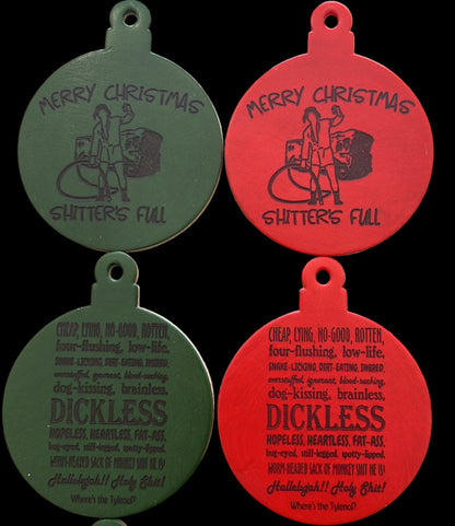 Leather Christmas Ornaments