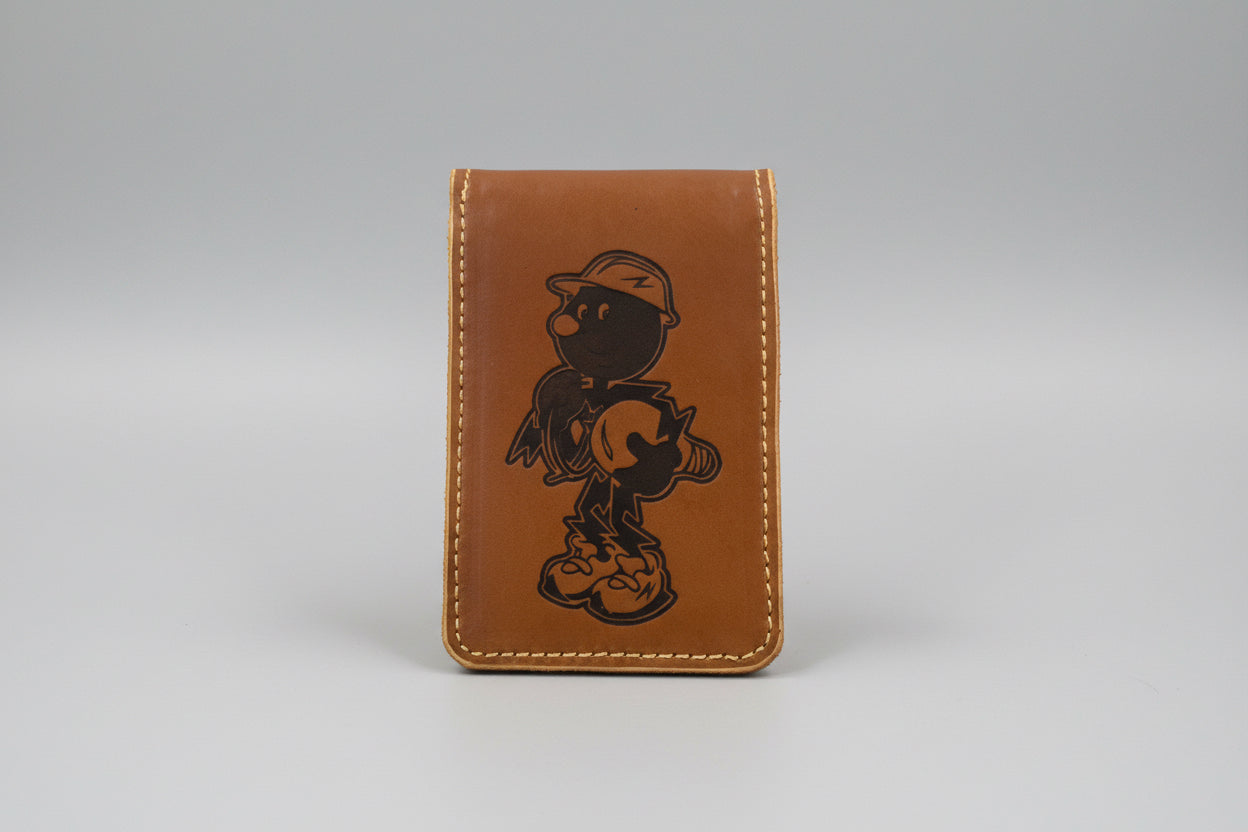 Electricians Leather Notepad Cover