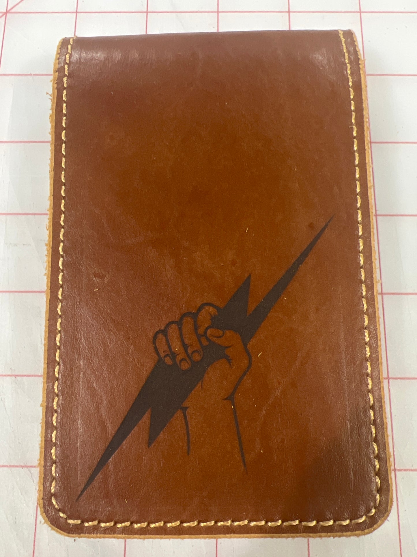 Electricians Leather Notepad Cover