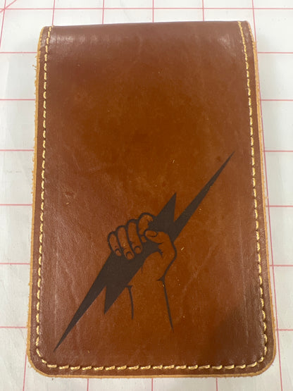 Electricians Leather Notepad Cover