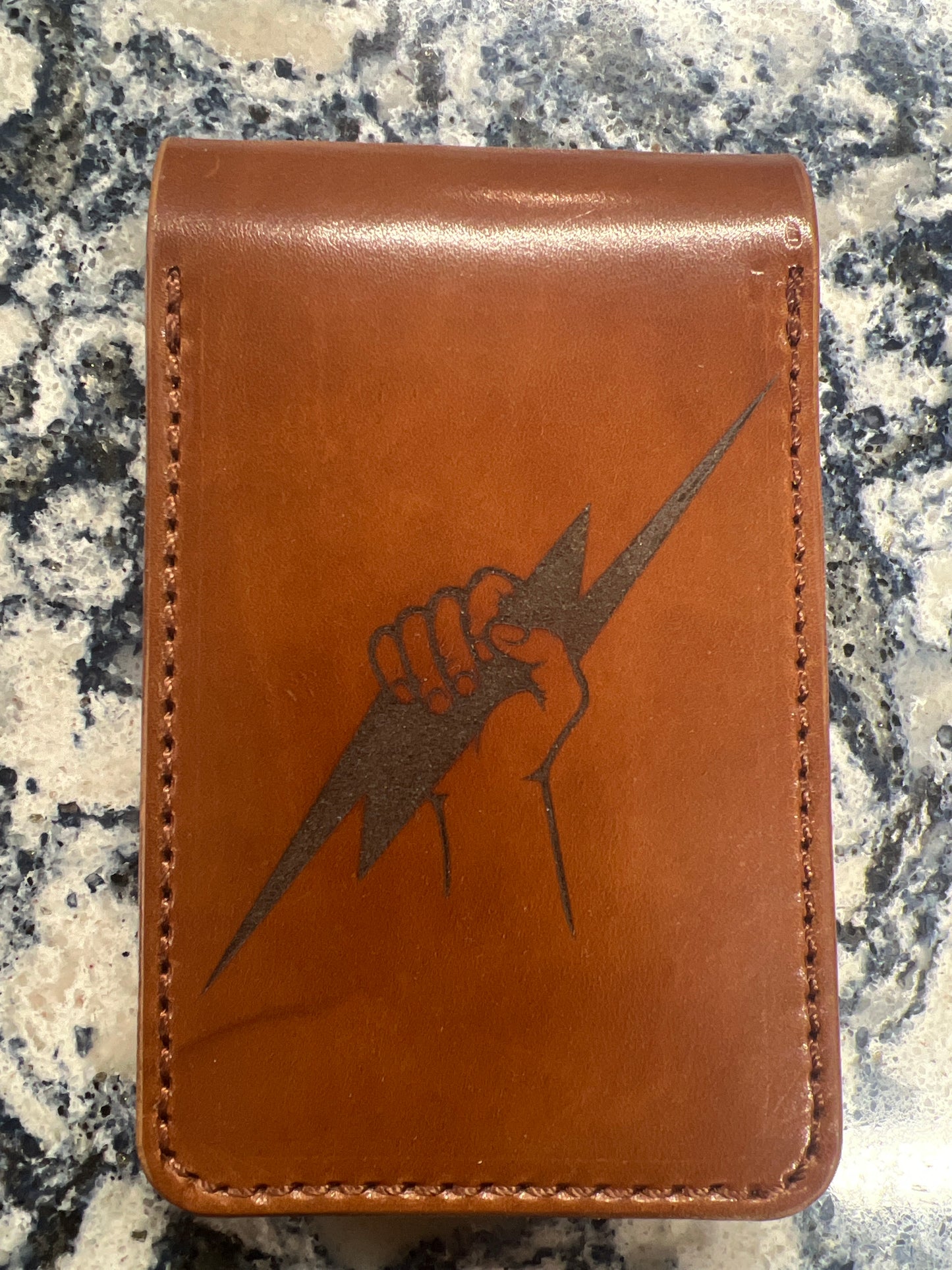 Electricians Leather Notepad Cover