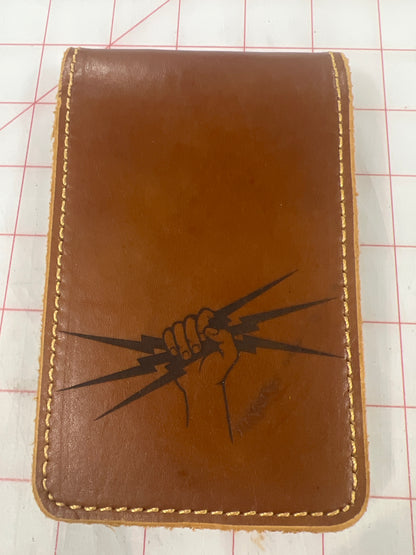 Electricians Leather Notepad Cover