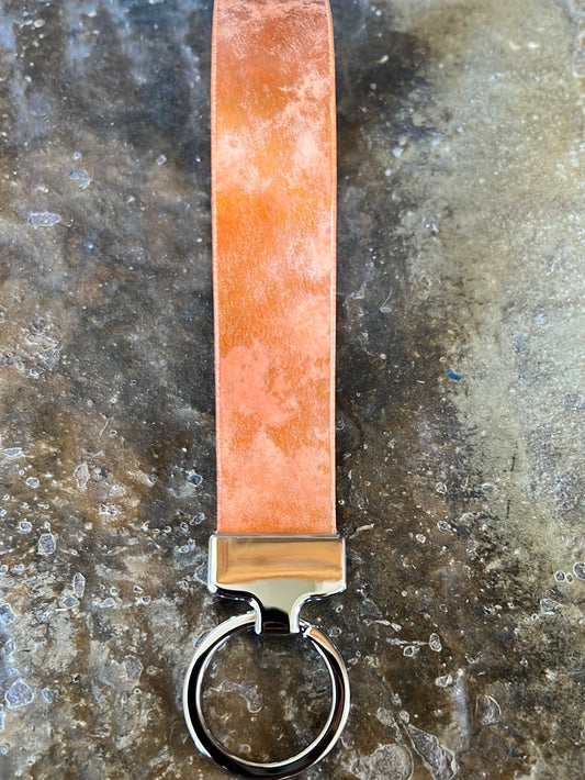 Leather Wristlet Keychain