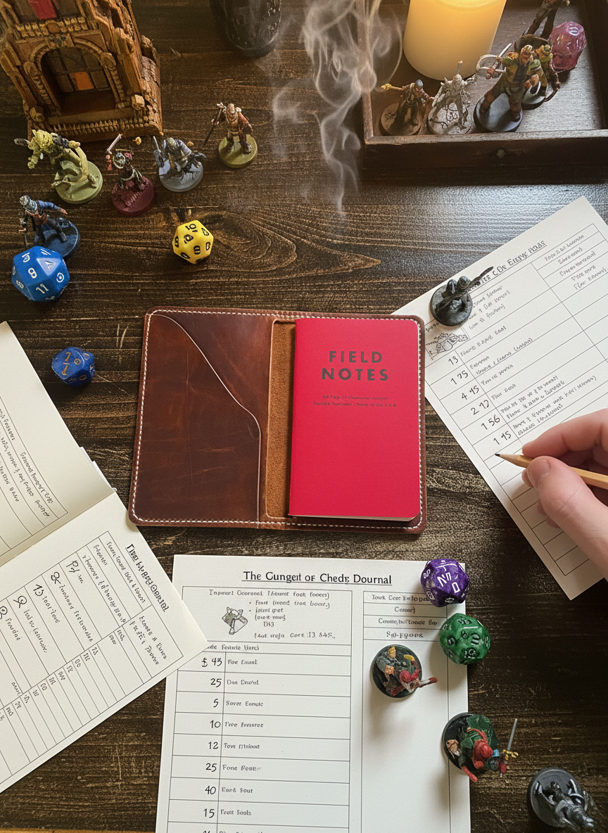 Field Notes D&D Leather Journal Cover