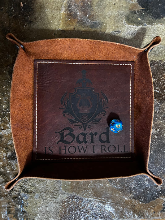 Leather Dice Tray