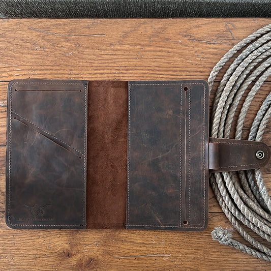 Leather Moleskin notebook cover